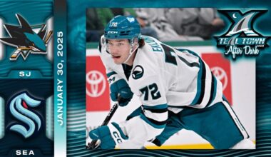 San Jose Sharks @ Seattle Kraken - 1/30/2025 - Teal Town USA After Dark (Postgame)