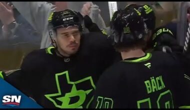 Stars' Logan Stankoven Caps Chaotic Sequence With One-Timer vs. Blue Jackets