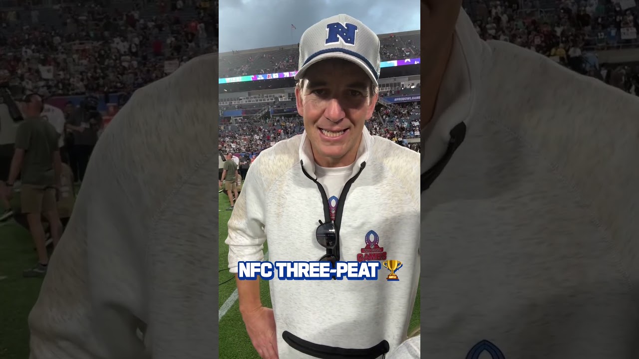 Eli OWNS Peyton in the Pro Bowl Games 😭