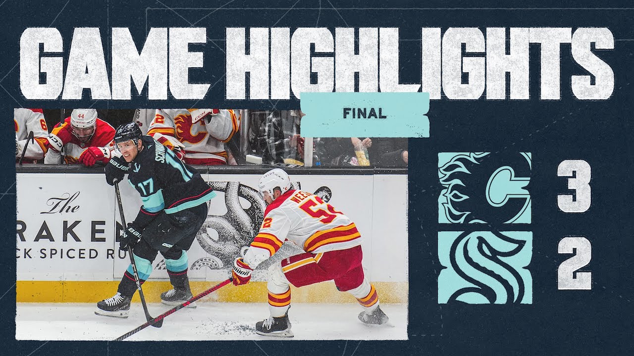 Seattle Kraken vs. Calgary Flames | 02/02 Game Highlights