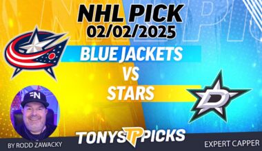 Columbus Blue Jackets vs Dallas Stars 2/2/25 NHL Pick Prediction