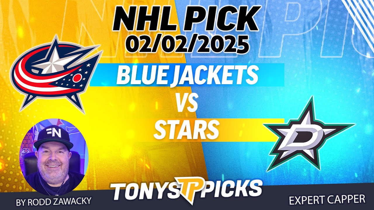 Columbus Blue Jackets vs Dallas Stars 2/2/25 NHL Pick Prediction