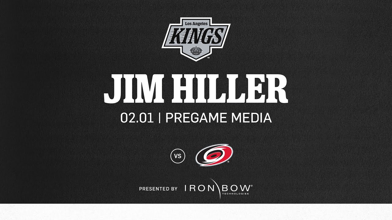 Head Coach Jim Hiller | 02.01 LA Kings face the Carolina Hurricanes