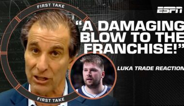 The Luka Doncic trade is a DAMAGING BLOW to the franchise 😡 - Mad Dog HATES the move | First Take