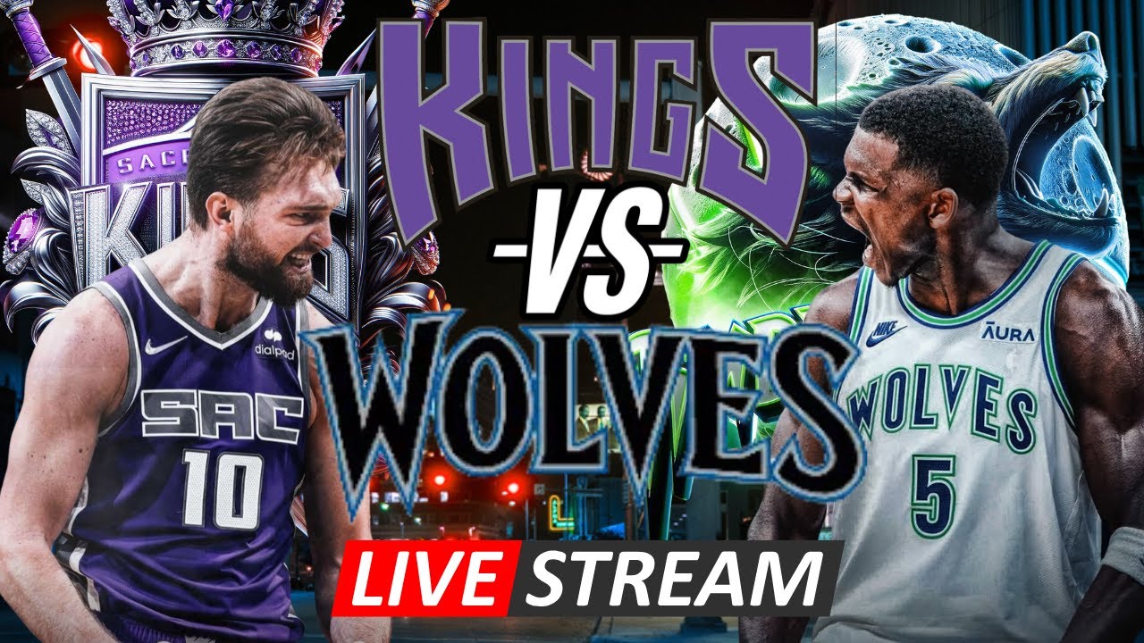 Sacramento Kings vs Minnesota Timberwolves | NBA Basketball Live Stream