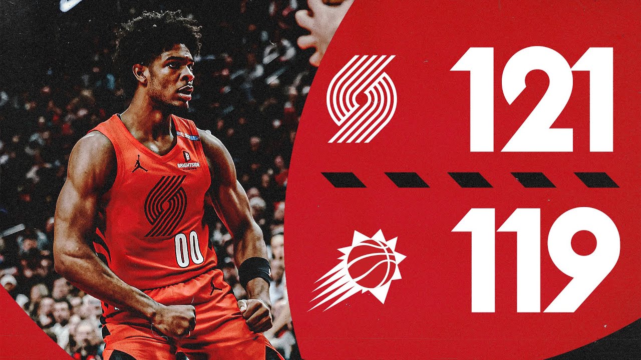 Portland Trail Blazers 121, Phoenix Suns 119 | Game Highlights | February 3, 2025