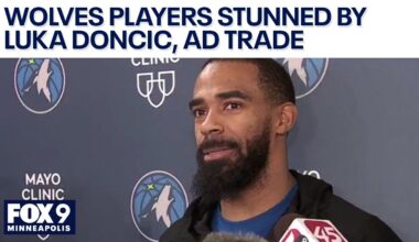 Timberwolves players stunned by Luka Doncic, Anthony Davis trade