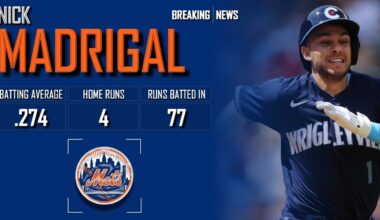 𝐁𝐑𝐄𝐀𝐊𝐈𝐍𝐆 𝐍𝐄𝐖𝐒: New York Mets Sign Infielder Nick Madrigal To One-Year Deal | 2024 MLB Offseason