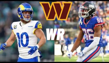 Washington Commanders Linked To WR Darius Slayton: Cooper Kupp Or Myles Garrett Trade?