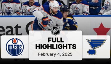 NHL Highlights | Oilers vs. Blues | February 04, 2025