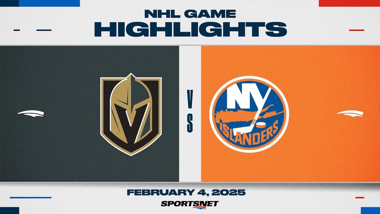 NHL Highlights | Golden Knights vs. Islanders - February 4, 2025
