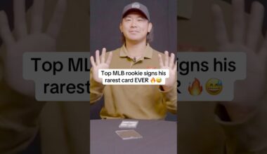 Top MLB rookie signs his RAREST card EVER! 👀✍️ Shota Imanaga and his 1/1 MLB Debut Patch card! 🇯🇵