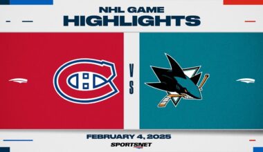 NHL Highlights | Canadiens vs. Sharks - February 4, 2025