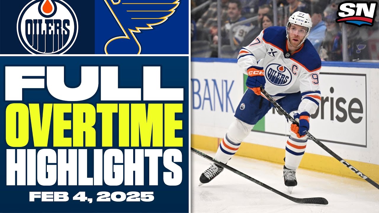 Edmonton Oilers at St. Louis Blues | FULL Overtime Highlights - February 4, 2025