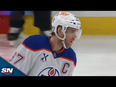 Oilers' Connor McDavid Uses Screen To Snipe Power-Play goal vs. Blues
