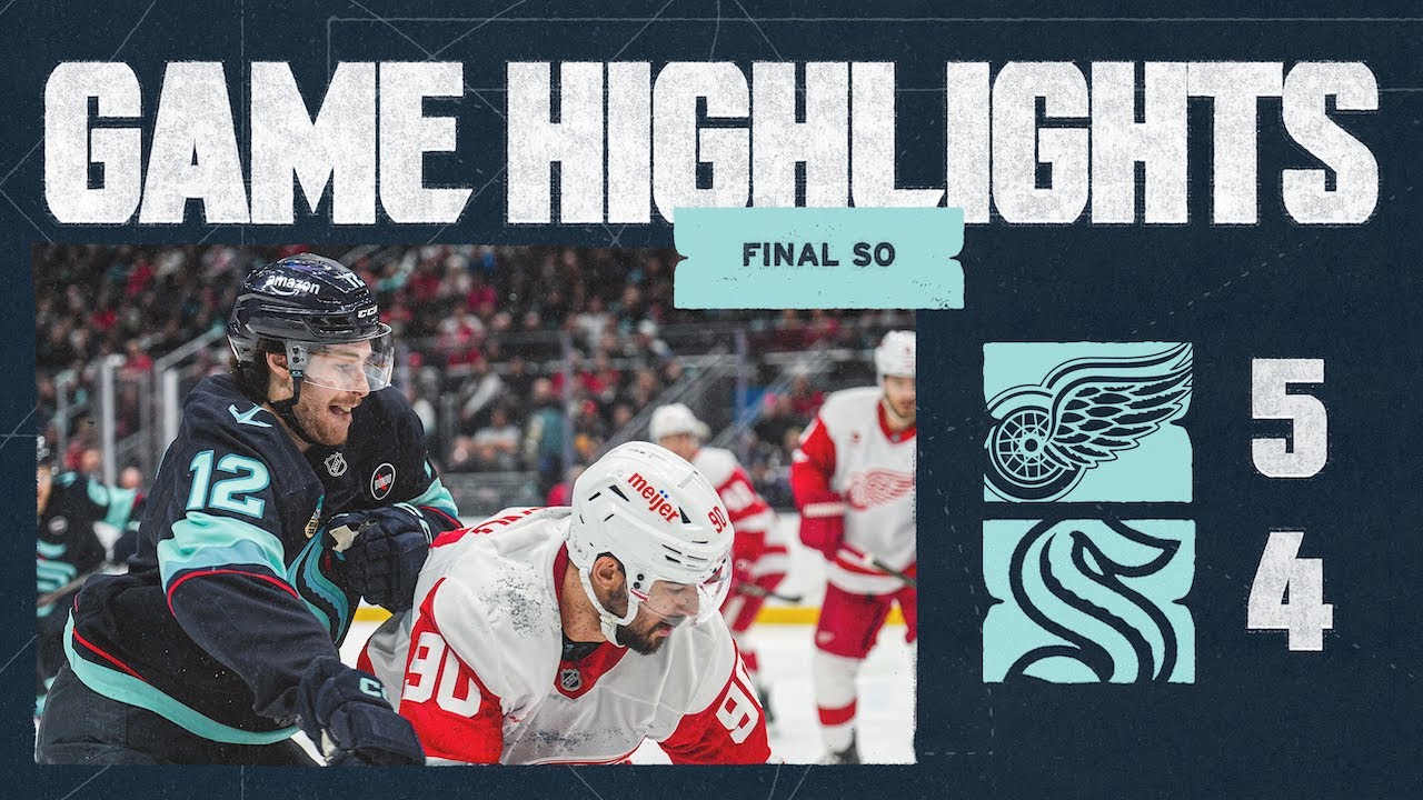 Seattle Kraken vs. Detroit Red Wings | 02/04 Game Highlights