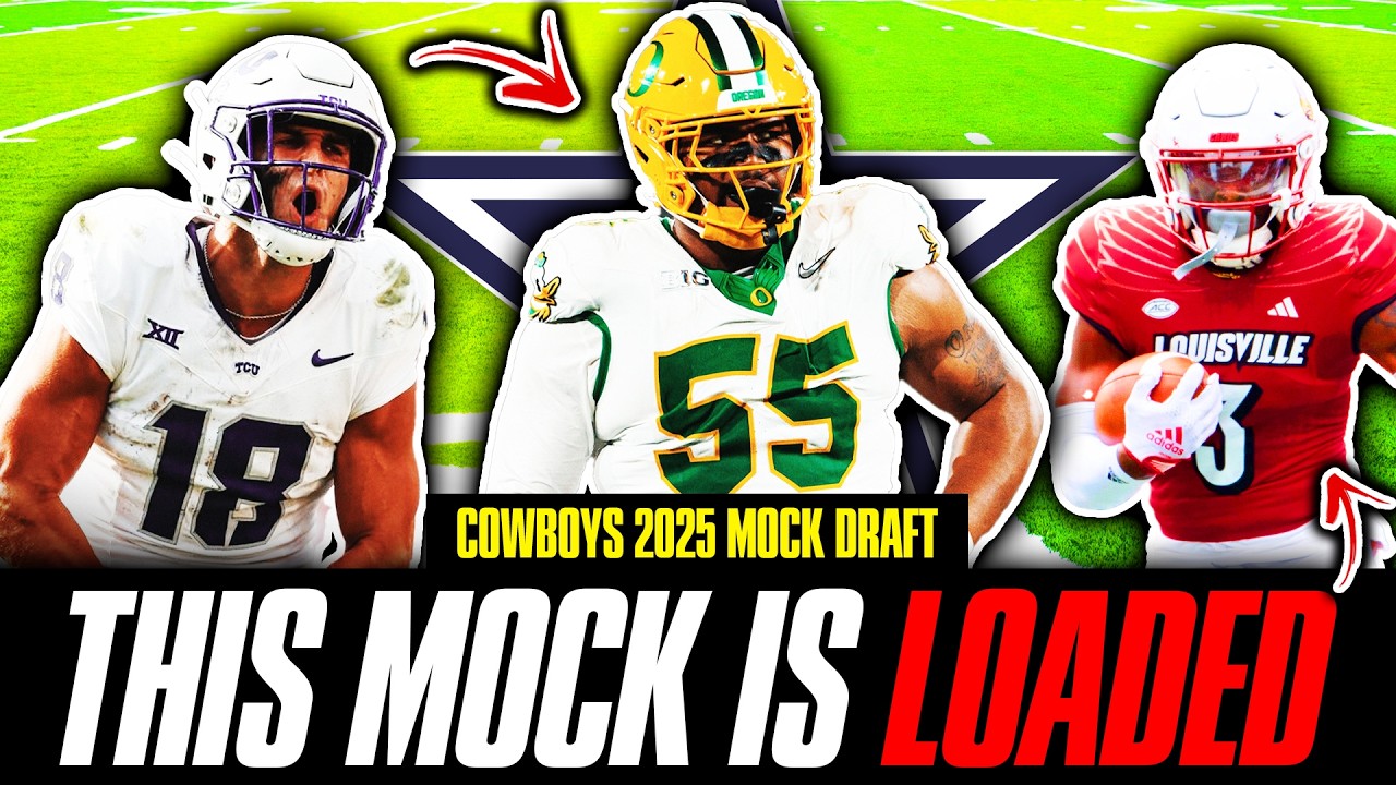 Dallas Cowboys 5 Round Mock Draft... (This is the Cowboys Fans DREAM)