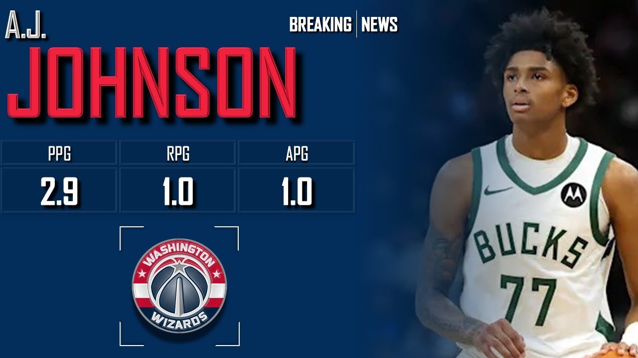 𝐁𝐑𝐄𝐀𝐊𝐈𝐍𝐆 𝐍𝐄𝐖𝐒: A.J. Johnson Traded To The Washington Wizards | 2024 NBA Season