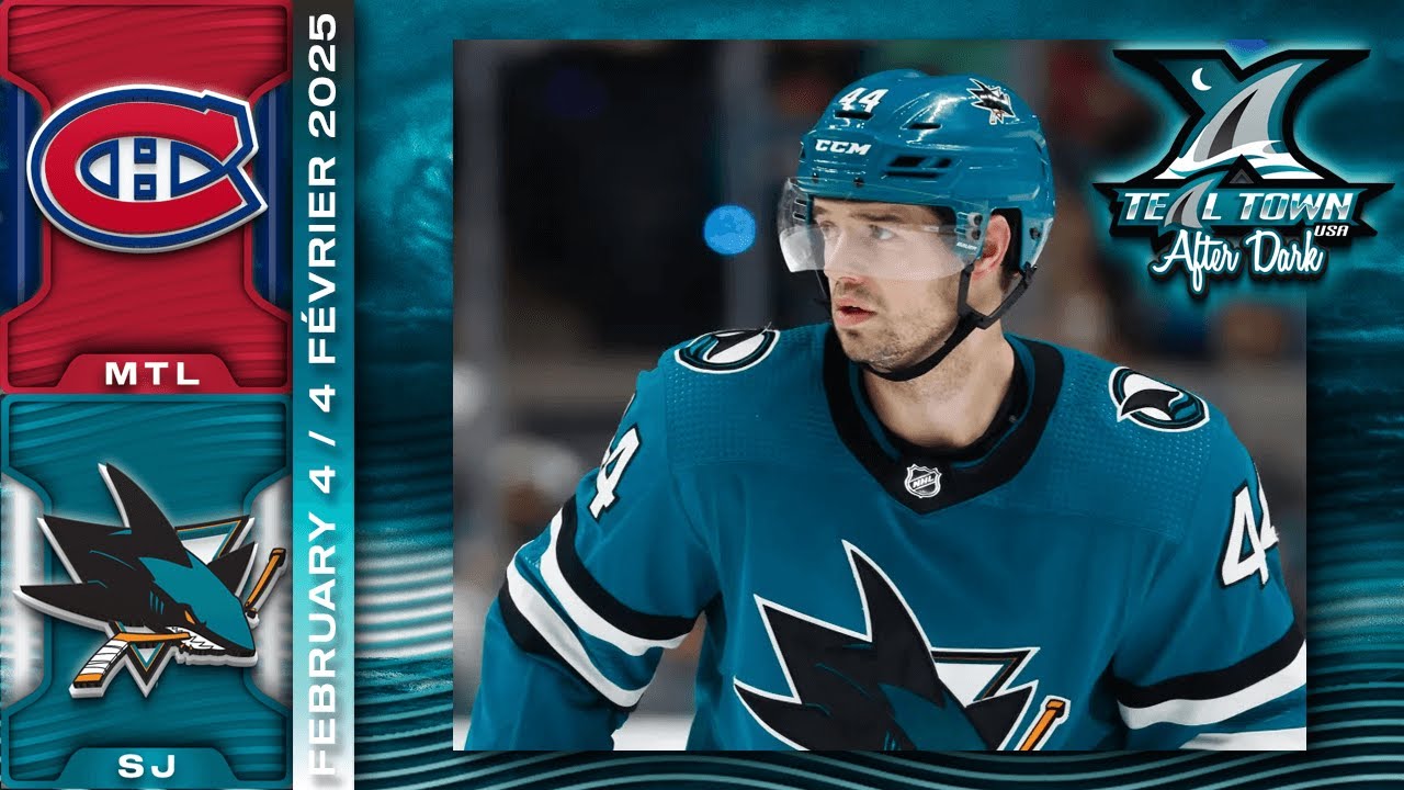 San Jose Sharks vs Montreal Canadiens - 2/4/2025 - Teal Town USA After Dark (Postgame)
