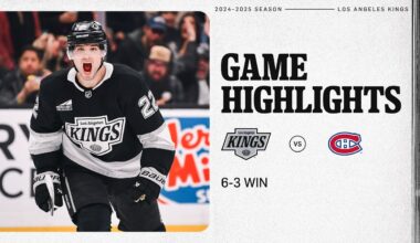 LA Kings Offense EXPLODES for 6 Goals in Win over the Montréal Canadiens!
