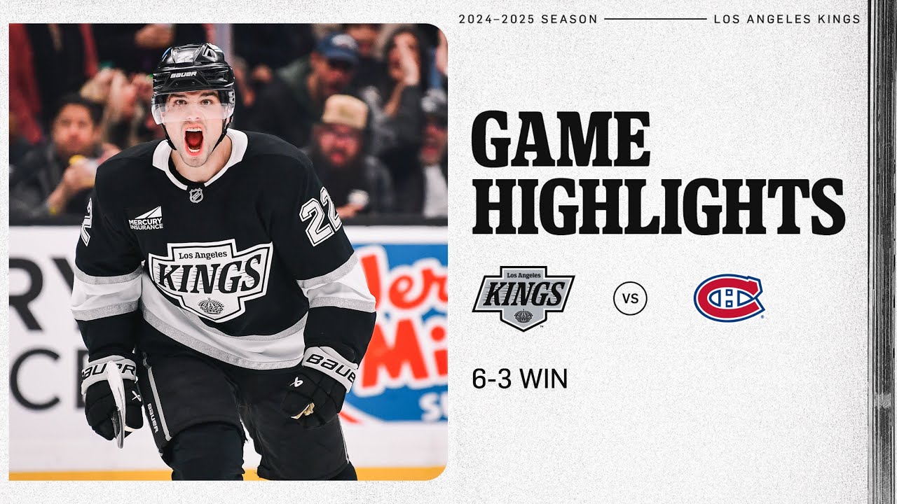 LA Kings Offense EXPLODES for 6 Goals in Win over the Montréal Canadiens!