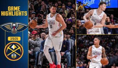 Denver Nuggets vs. New Orleans Pelicans Full Game Highlights  📺 | 2/5/25
