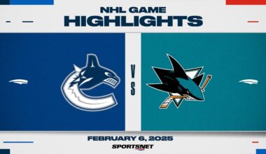 NHL Highlights | Canucks vs. Sharks - February 6, 2025