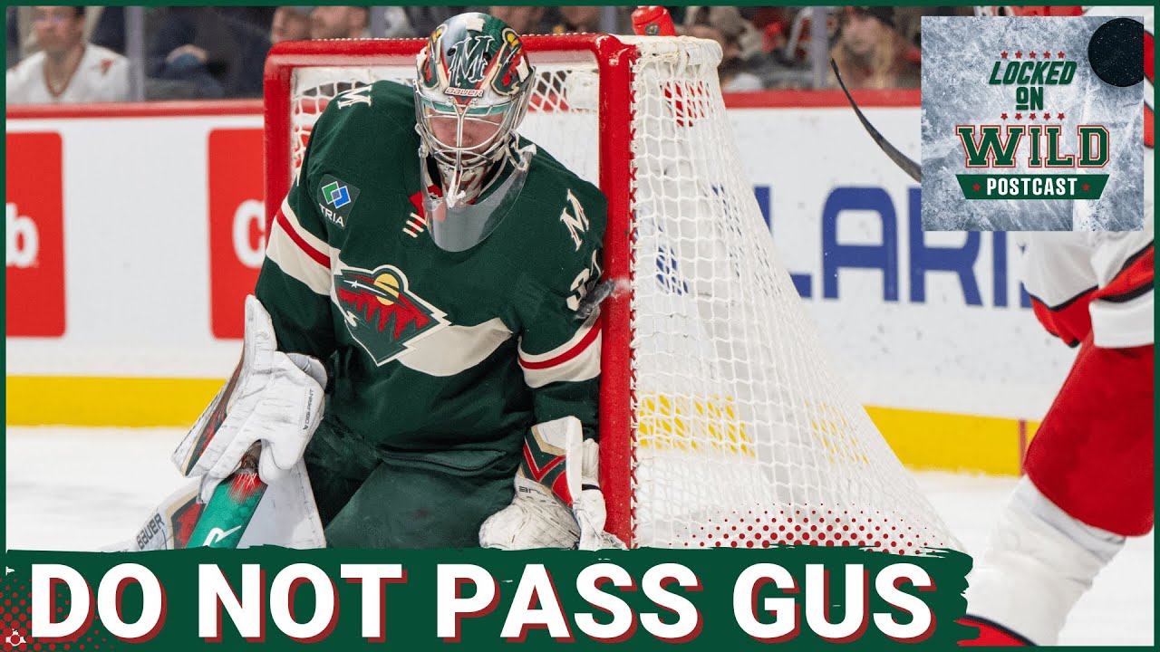POSTCAST: Filip Gustavsson Stymies Hurricanes in 2-1 Win! #minnesotawild #mnwild