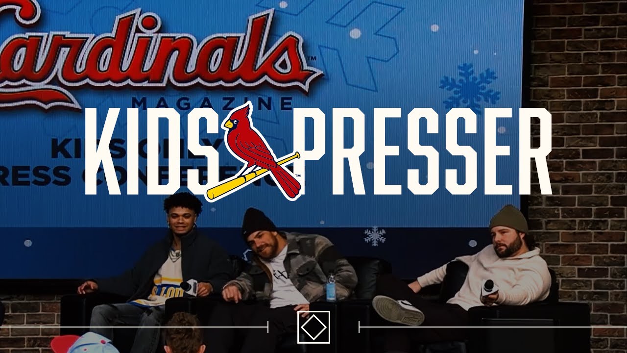 Kids Press Conference: Winn, Burleson, & Pagés | St. Louis Cardinals