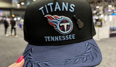 First look - Titans 2025 NFL Draft Cap by New Era (via Kendall Valenzuela / MB Fantasy Life)