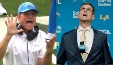 Jim Harbaugh Best Moments Compilation | LA Chargers