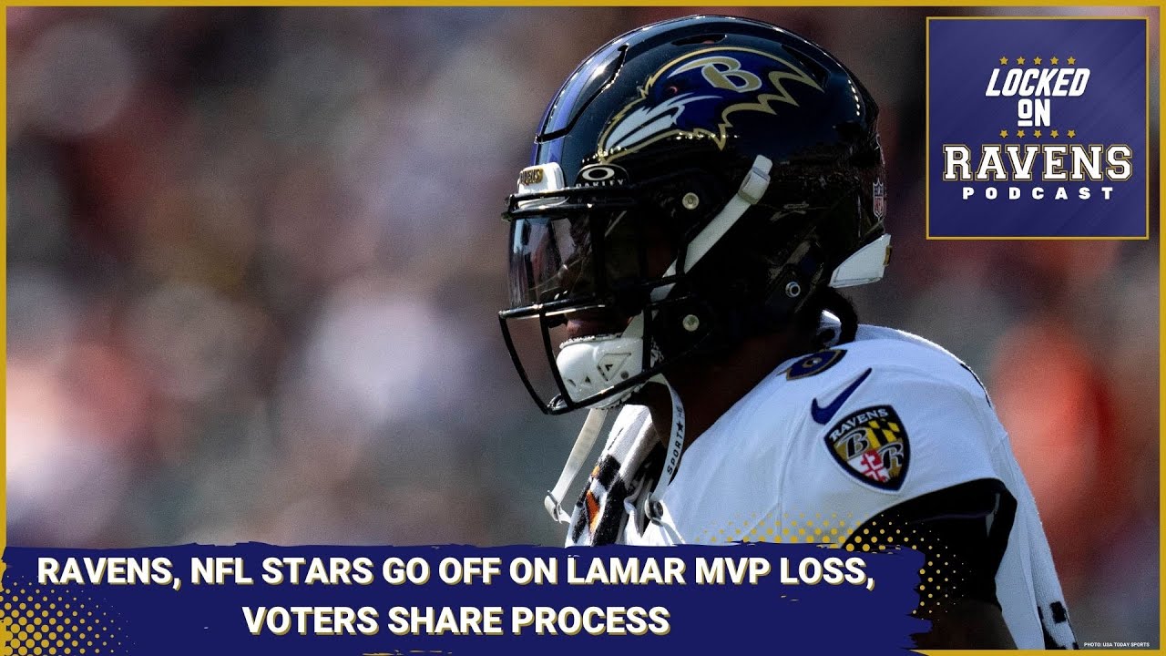 Current, former Baltimore Ravens, NFL stars go off on Lamar Jackson losing MVP, voters share process