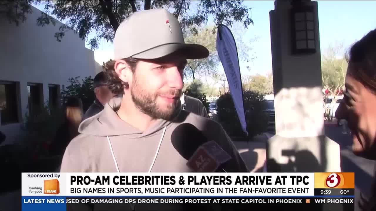 MLB, NFL stars arrive at WM Phoenix Open for Pro-Am