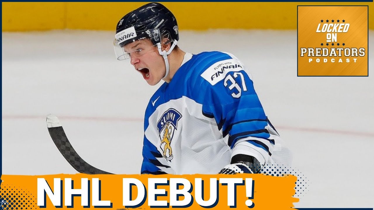 Joakim Kemell to Make His NHL Debut as Nashville Predators Take On Chicago Blackhawks