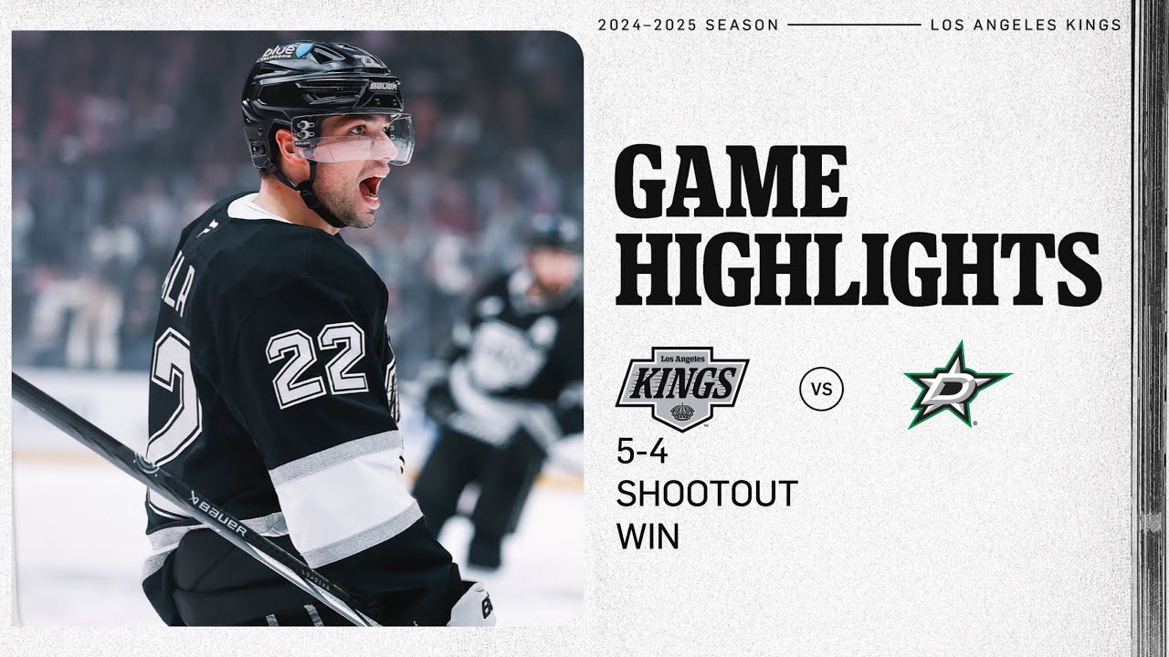 LA Kings and Dallas Stars Go to a Shootout in Electric Friday Night Matchup!