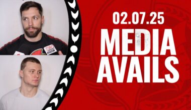 David Perron and Tim Stützle Media Availability - Feb. 7