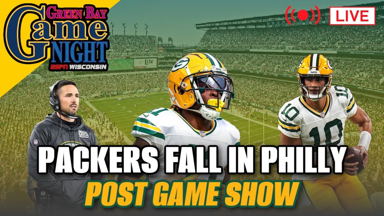 GREEN BAY PACKERS FALL TO PHILADELPHIA EAGLES 22-10 REACTIONS - GREEN BAY GAMENIGHT