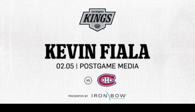 Forward Kevin Fiala | 02.05 LA Kings beat the Montréal Canadiens