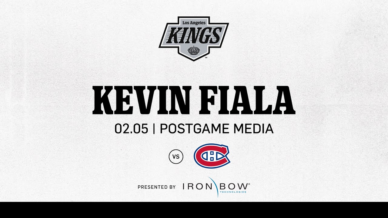 Forward Kevin Fiala | 02.05 LA Kings beat the Montréal Canadiens