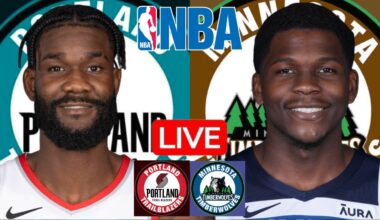 LIVE: PORTLAND TRAIL BLAZERS vs MINNESOTA TIMBERWOLVES | NBA | PLAY BY PLAY | SCOREBOARD
