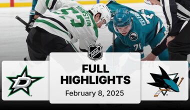 NHL Highlights | Stars vs. Sharks | February 08, 2025