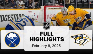 NHL Highlights | Sabres vs. Predators - February 8, 2025