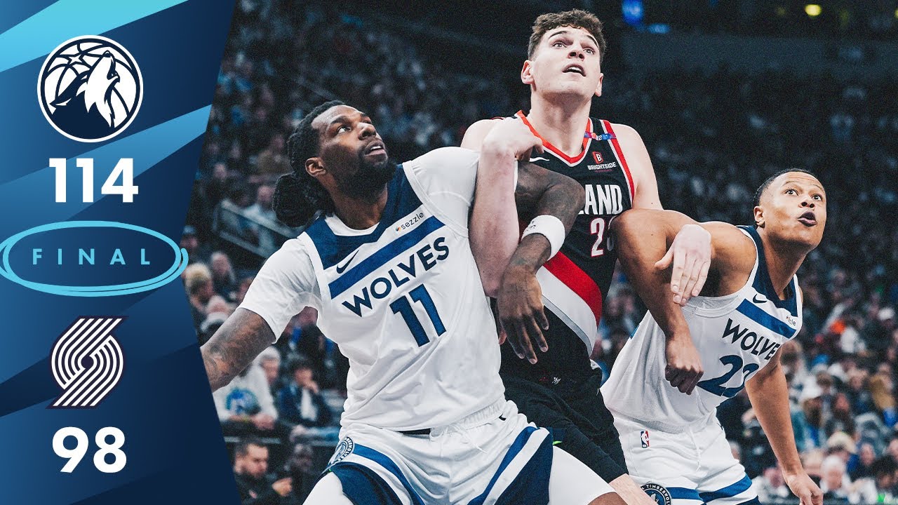 Minnesota Timberwolves Defeat Portland Trail Blazers, 114-98 | 02.08.25