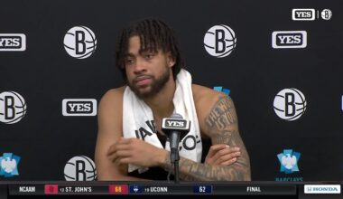 Trendon Watford on the Nets' 102-86 win over the Heat