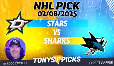 Dallas Stars vs San Jose Sharks 2/8/25 NHL Pick Prediction