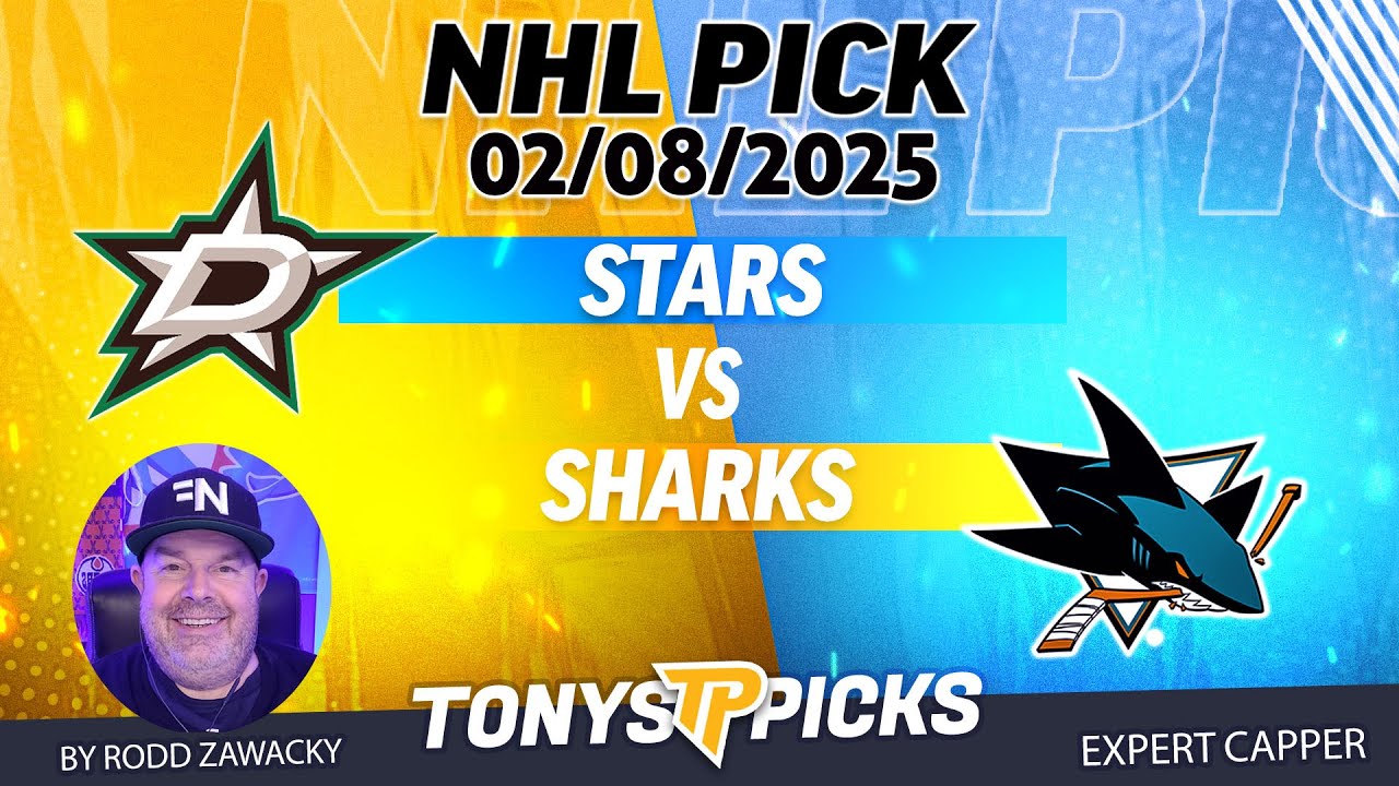 Dallas Stars vs San Jose Sharks 2/8/25 NHL Pick Prediction