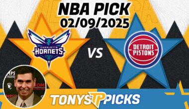 Charlotte Hornets vs. Detroit Pistons Pick 2/9/25 NBA Pick Prediction
