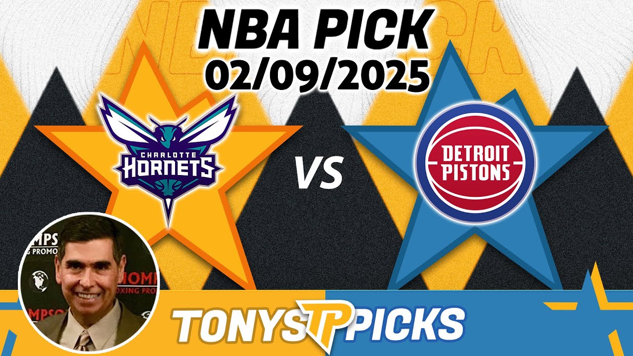 Charlotte Hornets vs. Detroit Pistons Pick 2/9/25 NBA Pick Prediction