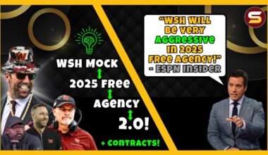 🚨"WSH Will Be VERY AGGRESSIVE In 2025 Free Agency"! | WSH Mock Free Agency 2.0! Cap Space Breakdown!