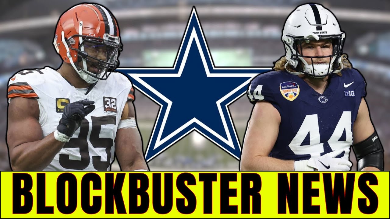 Dallas Cowboys Rumors On Myles Garrett Trade, Garrett Wilson + Draft Tyler Warren & A QB? | URGENT 🚨